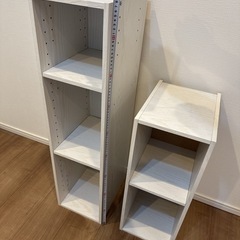 ミニ本棚 大小2つセットの画像