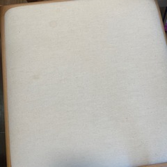 お引き渡し決定！無印パイン材折り畳みテーブルとイスの画像
