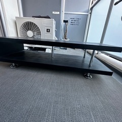 黒檀木目調　テレビ台
