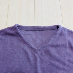 【新品タグなし】コープ COOP カットソー ぽかぽか レディース パープル Lの画像