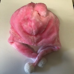 アニマル帽子　イルカ　ピンク　未使用　動物帽子の画像