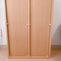 ニトリ　スライド式本棚の画像