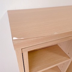 ニトリ　スライド式本棚の画像