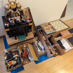東京・久月　五月人形 長鉄形大鎧　萌黄威 端午の節句 ・武者人形...