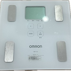 オムロン 体重計ホワイト