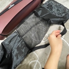 ヨガマット　LAVAで使用可サイズ　ワインレッドの画像