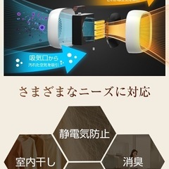新品　速暖　電気ファンヒーターの画像