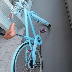 女の子用自転車24インチの画像