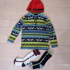 子ども用スキーウェアセット 150と100サイズの画像