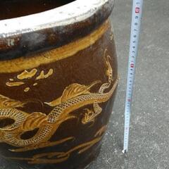 ピータン 壺  甕  メダカ鉢  睡蓮鉢  龍壺の画像