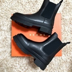 REMME SIDE GOA LEATHER BOOTS レメ サイドゴア ブーツ