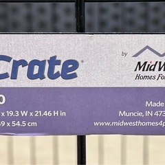 ペットケージ（Mid West /犬用/1ドア/折畳式））の画像