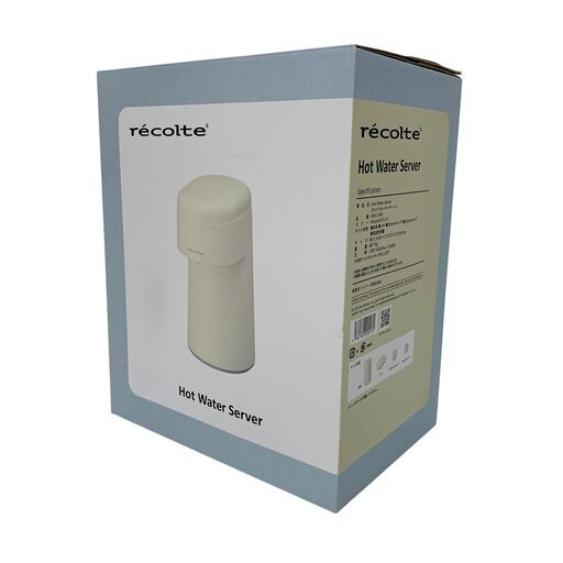 24C804_ジ2【未使用品】recolte レコルト ホットウォーターサーバー RHS-1 キッチン家電 開封未使用品