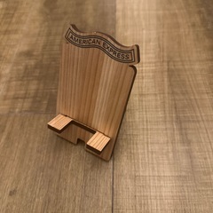アメックス 木製スマホスタンド