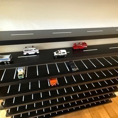 道路•駐車場型トミカ収納ラックの画像