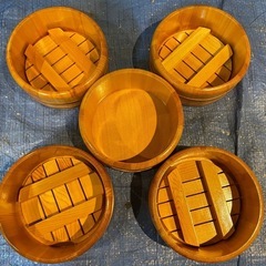 【引き取り限定】中古品　1人用盛桶　5個セット