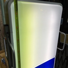 値下げ交渉可！　キーコーヒー 看板　店舗用看板　電装　両面　大型看板　の画像