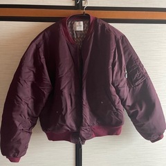 FIG&VIPER MA-1ジャケット バーガンディ