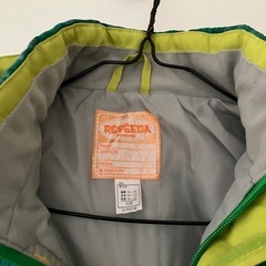 スキーウェア キッズ オンヨネ 110㎝ ゴーグルとグローブセットの画像