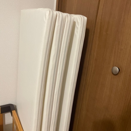 (ケラッタ) プレイマット 折りたたみ ベビー 床暖房対応 厚手 防水 赤ちゃん 防音 冬 200 140 160 120 ベビーマット クッションマット マット ホワイト