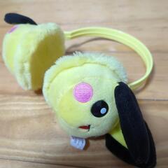 子供用品　冬用　ピカチュウ　キティちゃん　耳あての画像