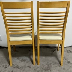 ダイニングチェア イス 2脚セットの画像