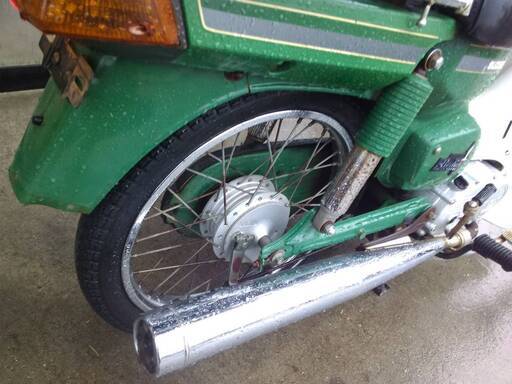 店舗で販売しました→実動現状渡し● バーディー５０ ２スト スズキ の カブ ●