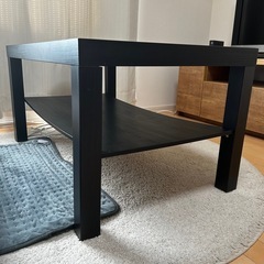 ローテーブル(下部棚つき)の画像