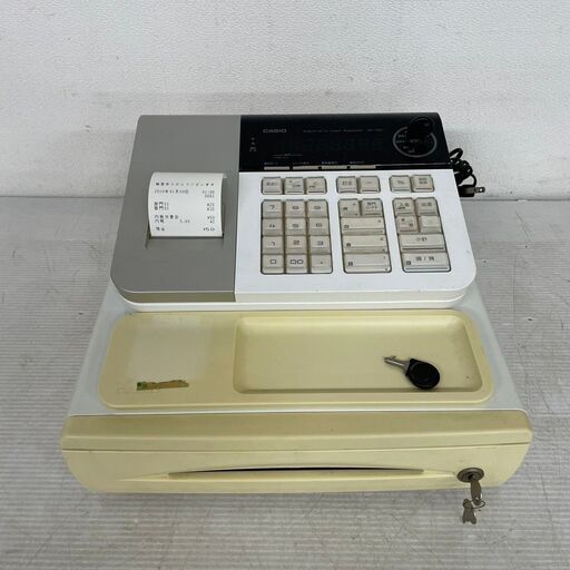 【CASIO】 カシオ 電子レジスター レジスター 小型ドロア 店舗用品 SE-S20 J0699