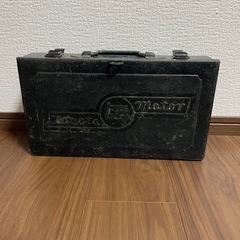 旧トヨタロゴ　道具箱　アンティーク置物の画像