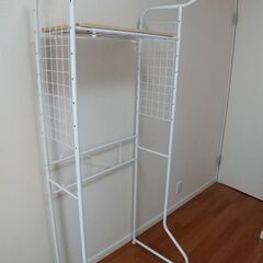 棚付きランドリーラック 棚2段