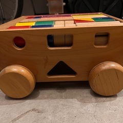 カラフル木製積み木セットの画像