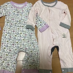 ベビー　キッズ肌着とカバーオール　90cm 中古の画像
