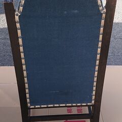 🔴山口市、昭和レトロ昔のイス椅子￥6800🔴布破れなし・バネ正常の画像