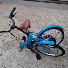 〈交渉成立》《交渉中・キャンセル待ち》(返信不可時間アリ)折り畳み20インチ自転車(中古）(アサヒサイクル）の画像