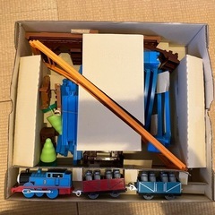 きかんしゃトーマス プラレール ぐらぐらつり橋セット 箱付きの画像