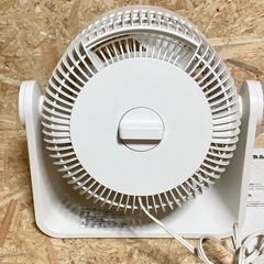 【お値下】無印良品 サーキュレーター 邸騒音ファン MJ-CF18JP-W  2019年製の画像