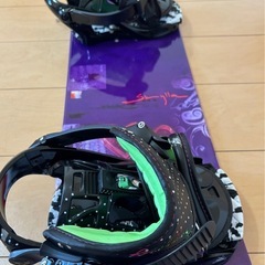 K2スノーボード板138とビィンディングセットレディース