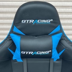 ゲーム椅子　ゲーミングチェア　GTRACING リクライニングチェアの画像
