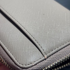MURUA ラウンドファスナー長財布 ベージュ 長財布の画像