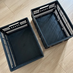 折りたたみ収納ボックス　２つセット