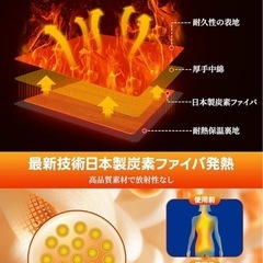 【新品未使用】電熱ベスト バッテリー付き 加熱ベスト 大容量30000mAh 取り外しフード付の画像