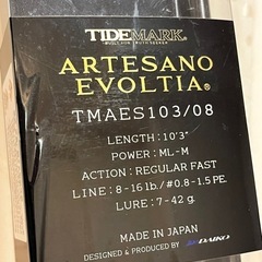 ダイコー(DAIKO)  タイドマーク  アルテサーノ エヴォルティア  TMAES103/08　補修歴あり の画像