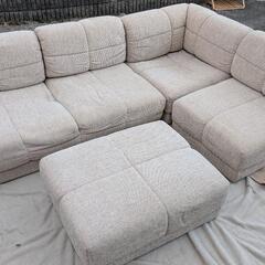 中古　Ｌ字ソファ　３人　４人　ソファの画像
