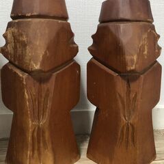 アイヌ木彫り 民芸品の画像