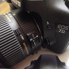 美品 CANON 7D Sigma17-50mm バッテリーグリップ付属の画像