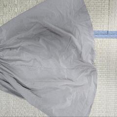 ロングスカート 2枚セット 水色、枯草色の画像