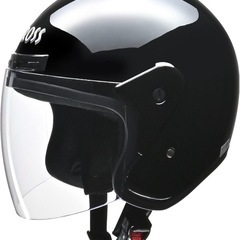 値下げ　
リード工業(LEAD) バイクヘルメット ジェット CROSS ブラック  の画像