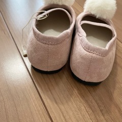 ☆après les cours☆アプレレクール　13cm ポンポン付きシューズの画像