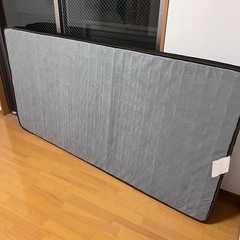 【0円】シングルベッド マットレス ブラウンの画像
